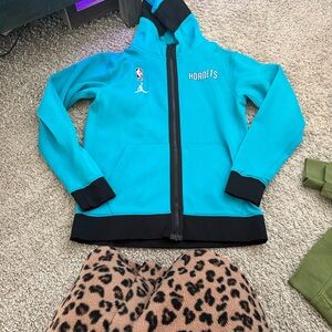 Jordan Teal and Black Hornets Hoodie